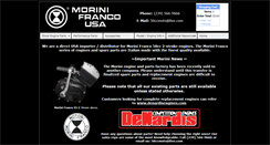 Desktop Screenshot of morinifrancousa.com